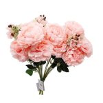 2Bunches Artificial Mixed Floral Arrangement - Pink Spring