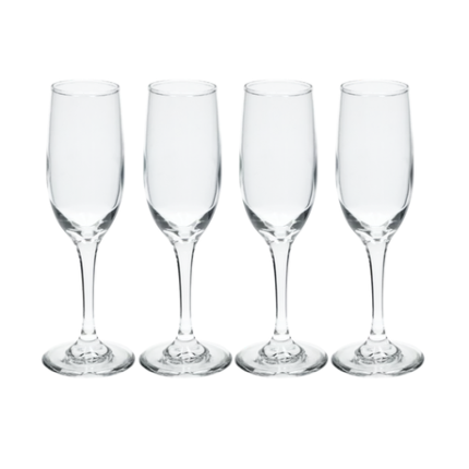 Flute Champagne Glass - 4 Pack