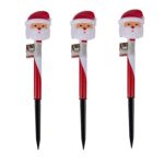 Garden Solar Lights Christmas Set of 3