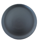 Matte Black Dinner Plates Coupe 19cm - 10 Pack