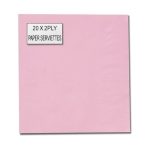 Bulk Pack x 5 Pink 2Ply Serviette 33cm 20pcs Per Packet