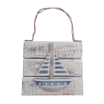 Hanging Board Beach Theme - 23 x 23cm - Fish