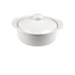 Round Ceramic Oven Dish with Lid