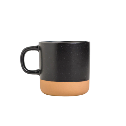 Two-tone Ceramic Coffee Mug Set of 6 - Grey