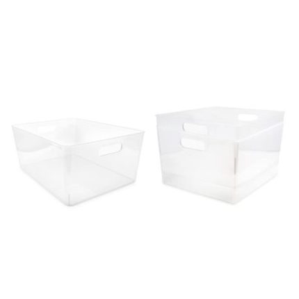 Deep Square Storage Organizers- 3 Pack