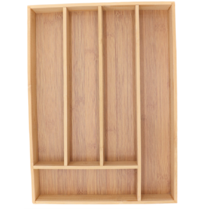 Bamboo 5 Compartment Kitchen Organizer