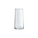 Set of 2 Tapered Glass Flower Vase for Centerpieces - 25cmH x 9cmD