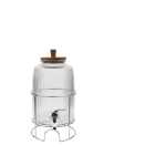 3L Glass Dispenser With Llid & Stand