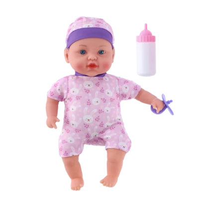 Soft Bodied Doll- 30cm - Purple
