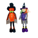 Child Friendly Halloween Standing Props - Jack-o -lantern & Witch - 75cm