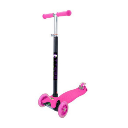 Kids Plastic 3 Wheel Scooter - Pink