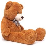 Brown Stuffed Giant Teddy Bear Big Embrace 180cm Kids Doll Lovers/Christmas