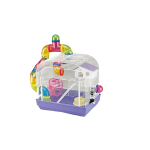 Round Top Hamster Cage With Funky Tubes (39.5cm x 29cm x 38cm)
