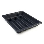 Moulded Cutlery Tray - Charcoal - W356mm X 460mm