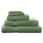 Cotton Combo Luxury Bath Towels - Green