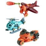 Take Apart Toys with Screwdriver - Construction Toy for Children Kids - Orange Set