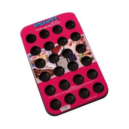 Bulk Pack 5x Non-Stick Cup-Cake Pan 24-Cup (5x2cm)