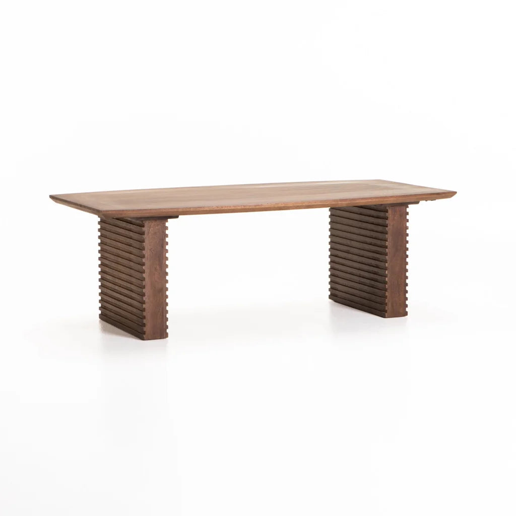 decofurn-furniture-agra-120x60cm-solid-wood-coffee-table-light-brown-608 Agra 120X60Cm Solid Wood Coffee Table-Light Brown - Image 1