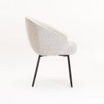 Aria Fabric Dining Chair - Cream - Image 3