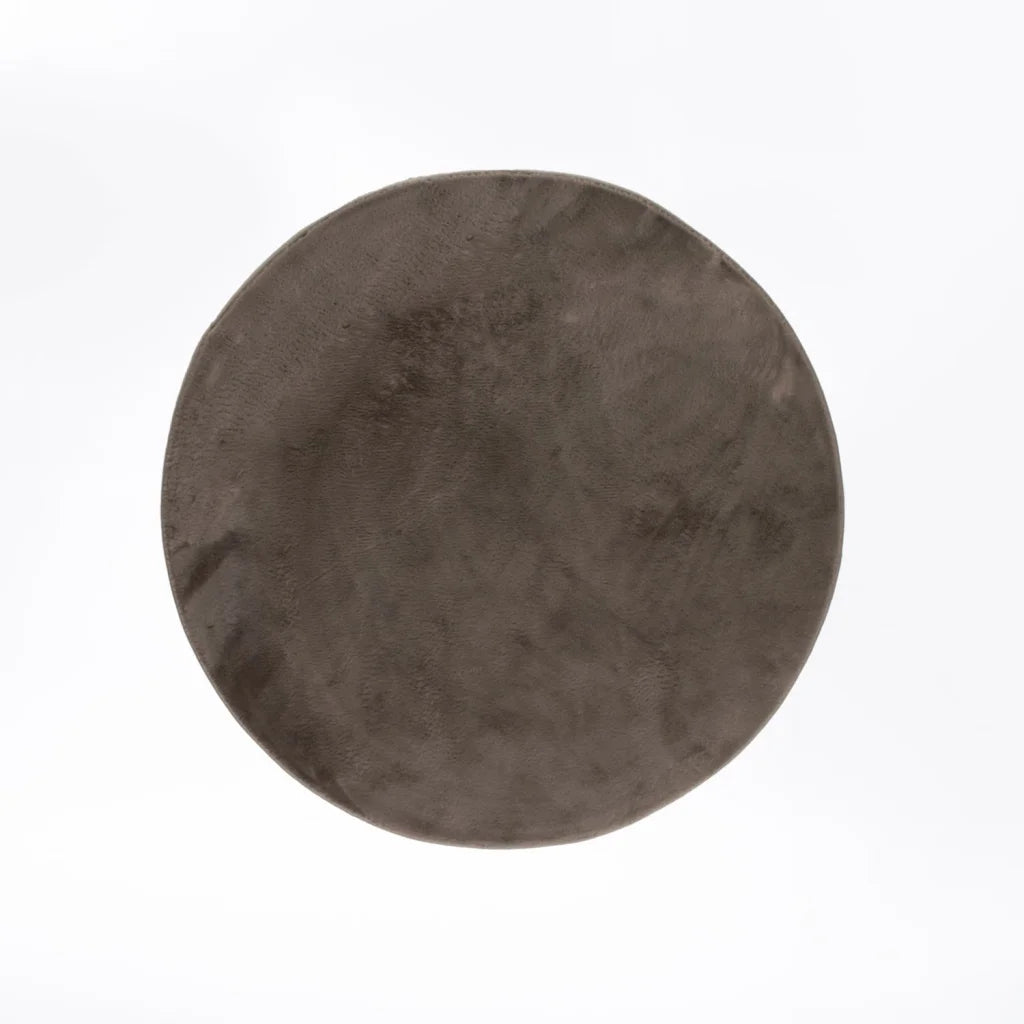 decofurn-furniture-ariel-round-faux-fur-rug-979 Ariel Round Faux Fur Rug - Image 1