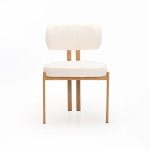 Ark Fabric Dining Chair-Natural Leg - Image 2