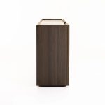 Ash 3 Door Sideboard With Travertine Look Top - Image 4