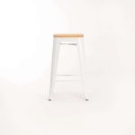 Bronx Kitchen Stool With Wood - Image 2