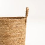 Cattail Leaf Basket Planter K463 - Image 6