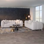 Chloe Fabric 3 Seater Couch - Image 8