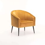 Colt Velvet Chair - Black Leg - Image 7