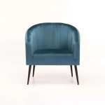 Colt Velvet Chair - Black Leg - Image 15