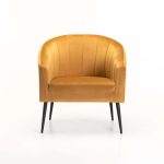 Colt Velvet Chair - Black Leg - Image 9
