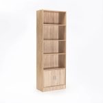 Cyrus 2 Door 4 Shelf Bookcase - Image 5