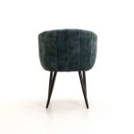 Dante Deluxe Velvet Dining Chair - Image 5