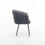 Dante Deluxe Velvet Dining Chair - Image 9