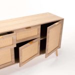 Dewi 4 Door 2 Drawer Sideboard - Image 5