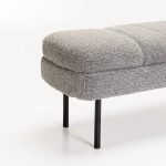 Eden Textured Fabric Ottoman - Image 8