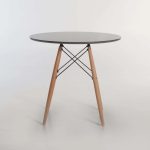 Elia Round Wooden Leg Table - Image 2