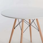 Elia Round Wooden Leg Table - Image 15