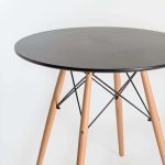 Elia Round Wooden Leg Table - Image 9