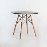 Elia Round Wooden Leg Table - Image 7
