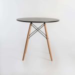 Elia Round Wooden Leg Table - Image 8