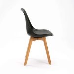Elia Wooden Leg Dining Chair - Image 3