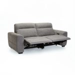 Enzo Fabric Electric Power 3 Seater Recliner - Image 2