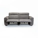 Enzo Fabric Electric Power 3 Seater Recliner - Image 4