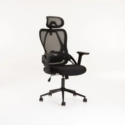 Ergonomic Hiback Deluxe Office Chair Ah632-Black