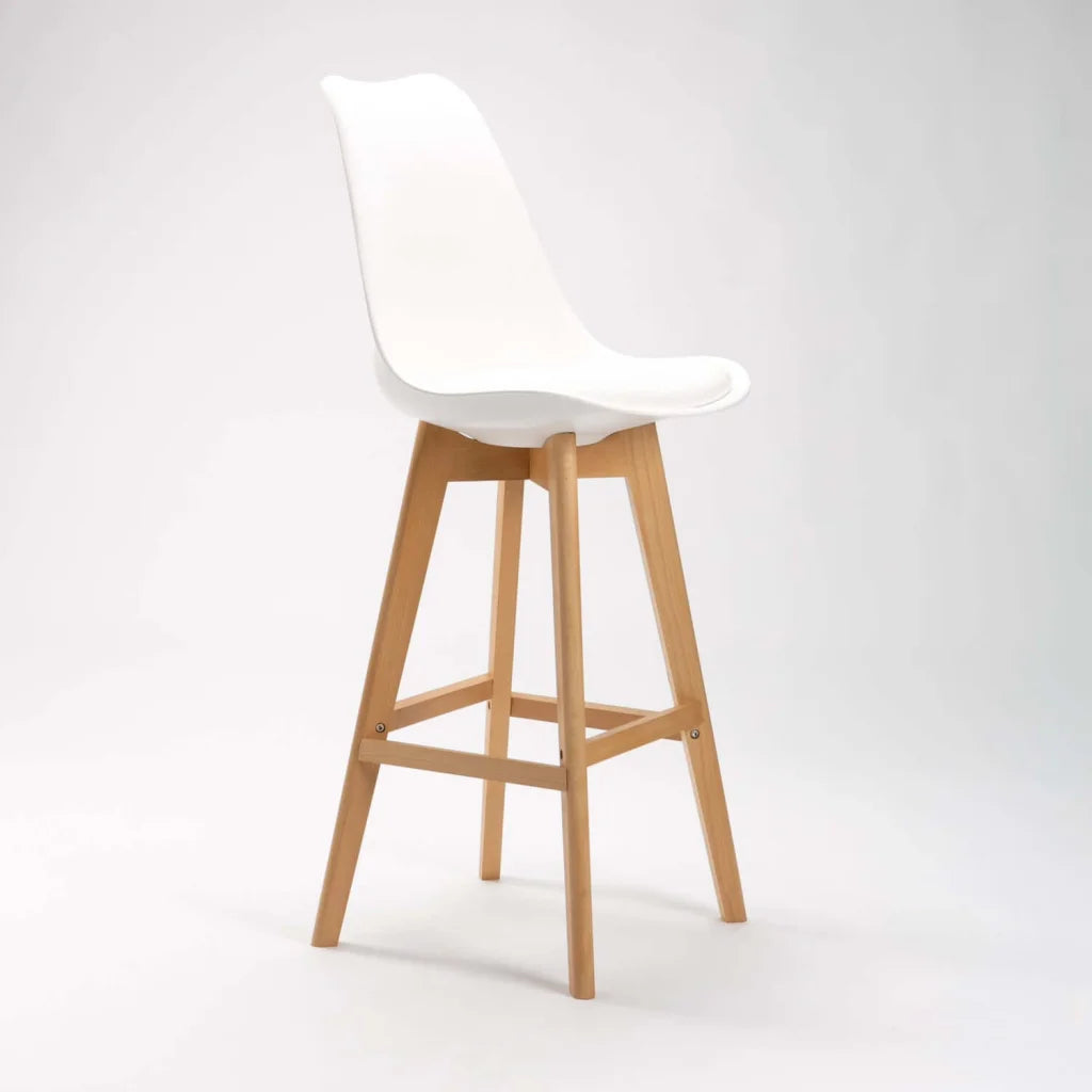 decofurn-furniture-eva-wooden-leg-barstool-630 Eva Wooden Leg Barstool - Image 1