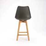 Eva Wooden Leg Kitchen Stool - Image 9