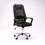 Exec Hiback Office Chair W-156 Chrome Base