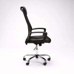 Exec Hiback Office Chair W-156 Chrome Base - Image 3